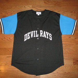 Mens VTG Tampa Bay Devil Rays Starter Jersey L